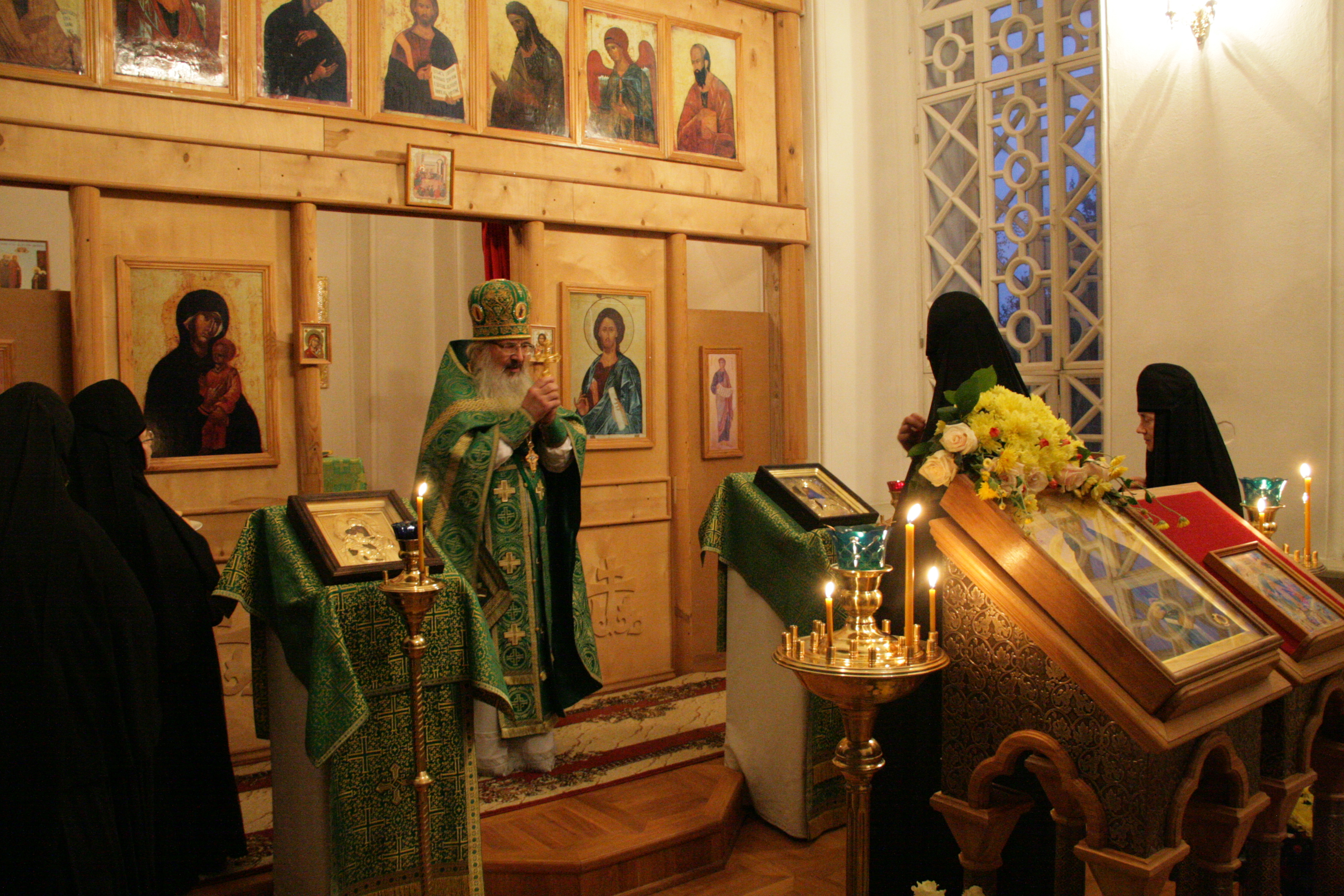 В Шамординской обители состоялся престольный праздник в честь прп. Сергия Радонежского