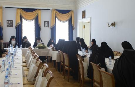 13 августа прошло совещание игуменов и игумений ставропигиальных монастырей