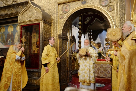Слово Святейшего Патриарха Кирилла после Литургии в Успенском соборе Московского кремля