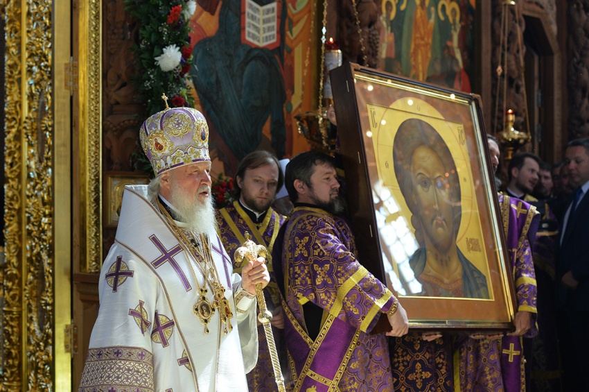Слово Святейшего Патриарха Кирилла в праздник Воздвижения Честного и Животворящего Креста Господня