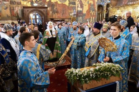 Слово в праздник Казанской иконы Божией Матери после Литургии в Успенском соборе Московского Кремля