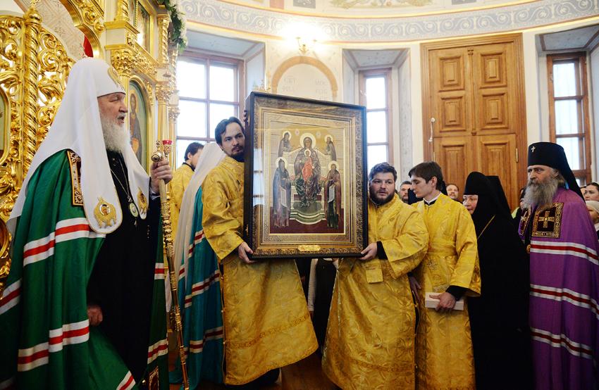 Проповедь Святейшего Патриарха Кирилла после Литургии в Борисоглебском Аносином ставропигиальном монастыре