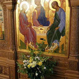 Престольный праздник в день святой  Троицы