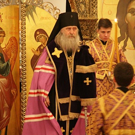 Архиепископ Феогност возглавил всенощное бдение в Казанском соборе