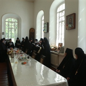 Юбилей настоятельницы монастыря игумении Сергии