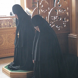Нашу обитель посетил председатель Синодального отдела по монастырям и монашеству Высокопреосвященный архиепископ Каширский Феогност