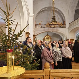 В Шамордине встретили праздник Рождества Христова