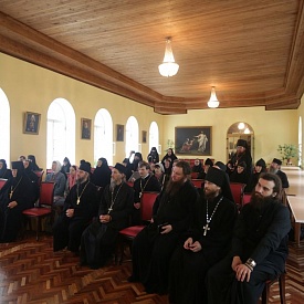 Игумения Сергия приняла участие в работе круглого стола «Богослужение и молитва как средоточие жизни монашеского братства»
