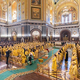 Шамординские сестры поздравили Святейшего Патриарха Кирилла с 15-летием интронизации